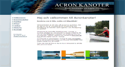 Desktop Screenshot of acronkanoter.se