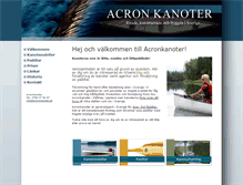 Tablet Screenshot of acronkanoter.se